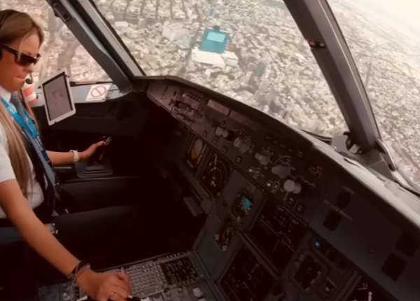 Airbus A320 Landing | Girl Pilot Landing in MEXرقص خليجي ساخن 2024  05R | 3 minutes of aviation