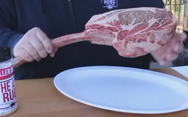 رقص منزلي خليجي 2024 Tomahawk Ribeye Steak | Grilled Tomahawk Ribeye on Charcoal Grill