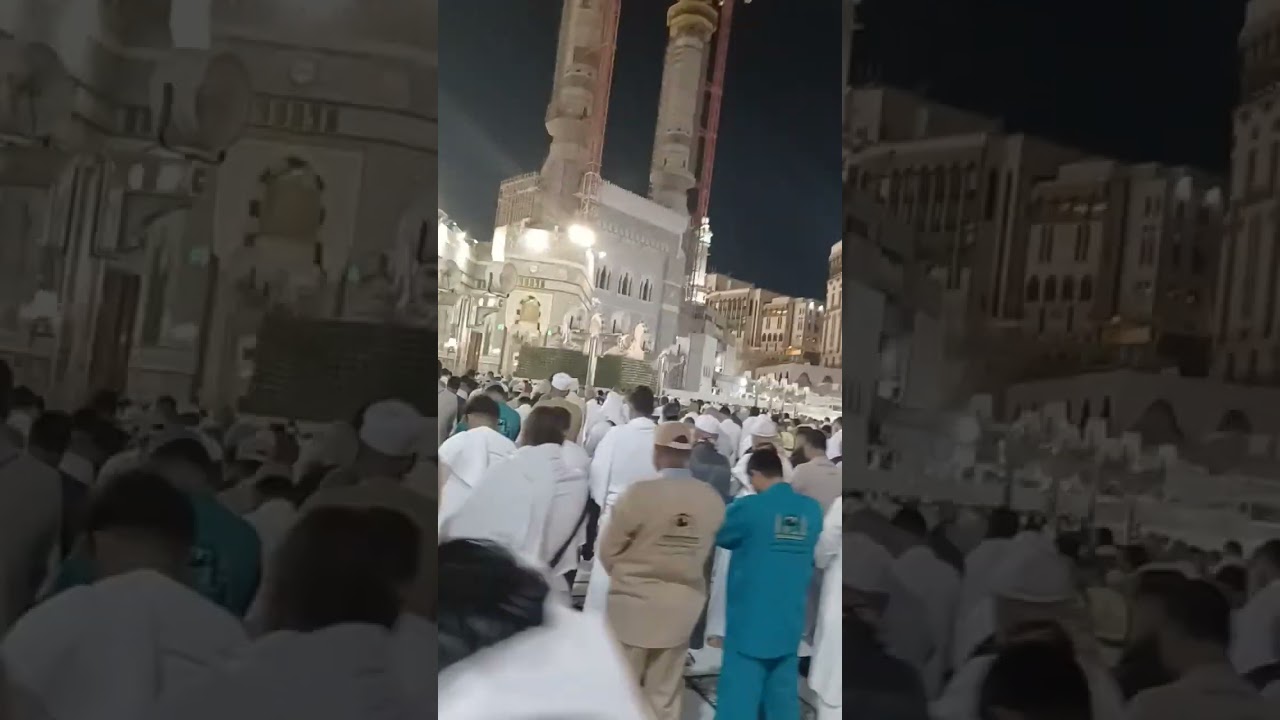 ماشاءالله الحرم المكي الشريف منظر جميلة صلاة الفجر #المباشر #🌹❤️🕋🤲#