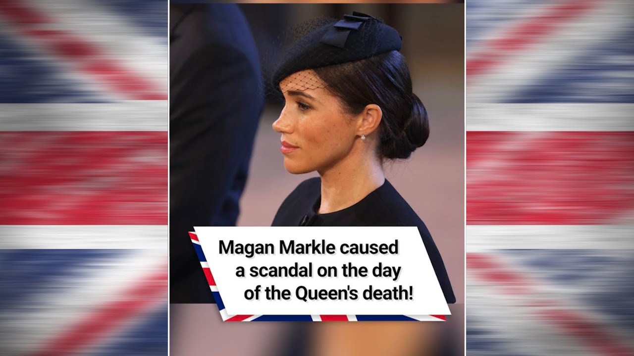 Maghan Markle caused a scandal on the day of the Queen’s death! 😱 #shorts