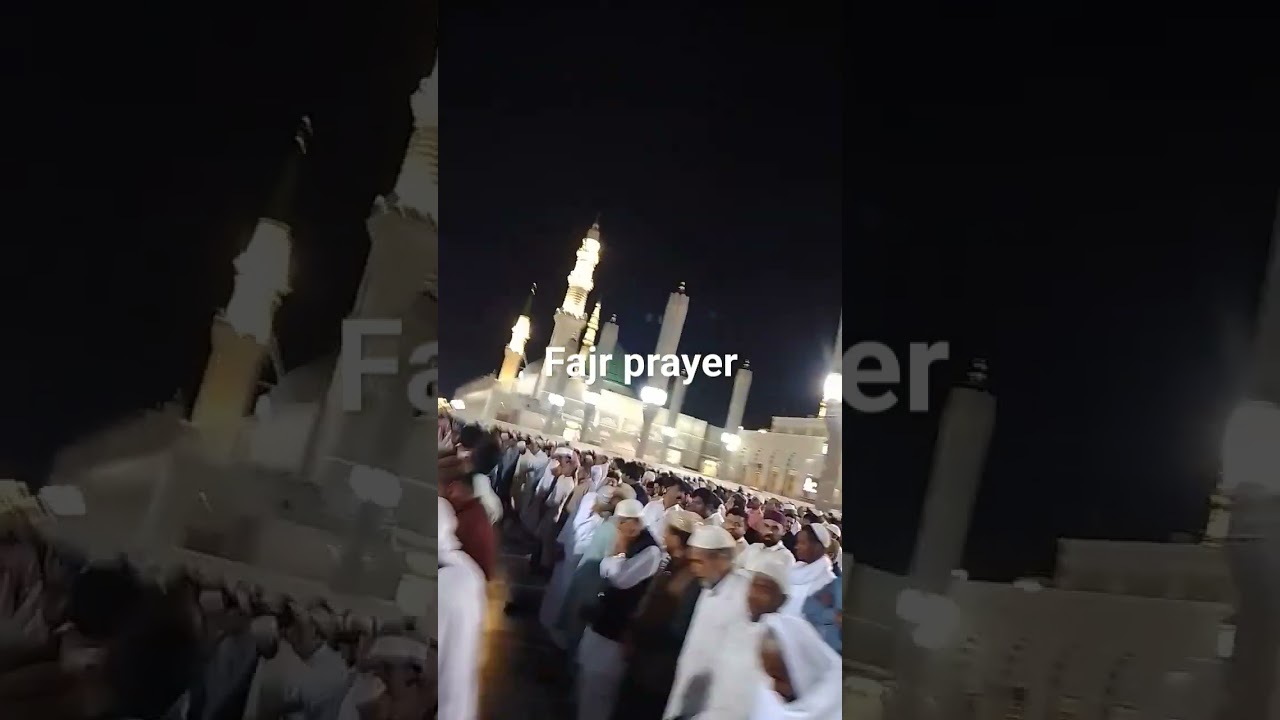 Masjid Nabawi Sharif Fajr Prayer