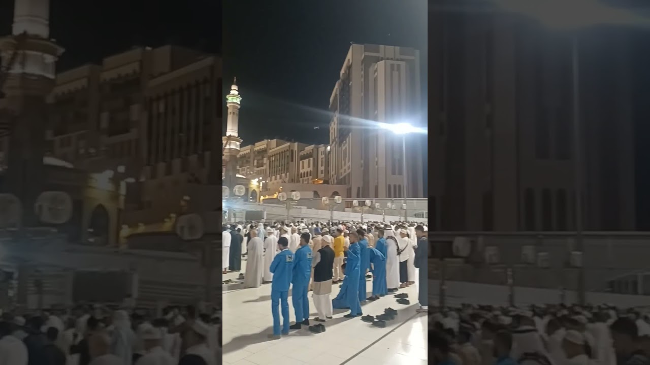 الحرم المكي الشريف صلاة الجنازه بعد صلاة الفجر #المباشر #🕋🤲#