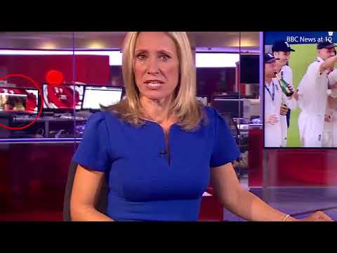 فيلم إباحي في نشرة أخبار الـ”بي بي سي”!  BBC newsreader Sophie Raworth upstaged by graphic video