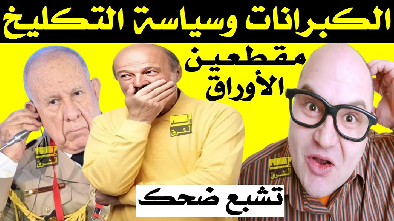 تشبع ضحك + شعب مقطع الاوراق + سياسة الكبرانات كلخت الشعب