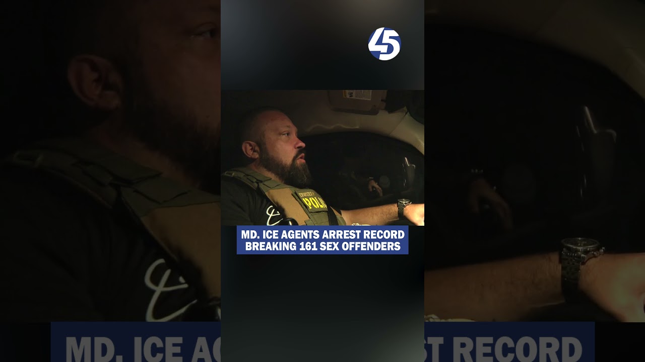 Maryland ICE agents arrest a record breaking 161 sex offenders so far this fiscal year