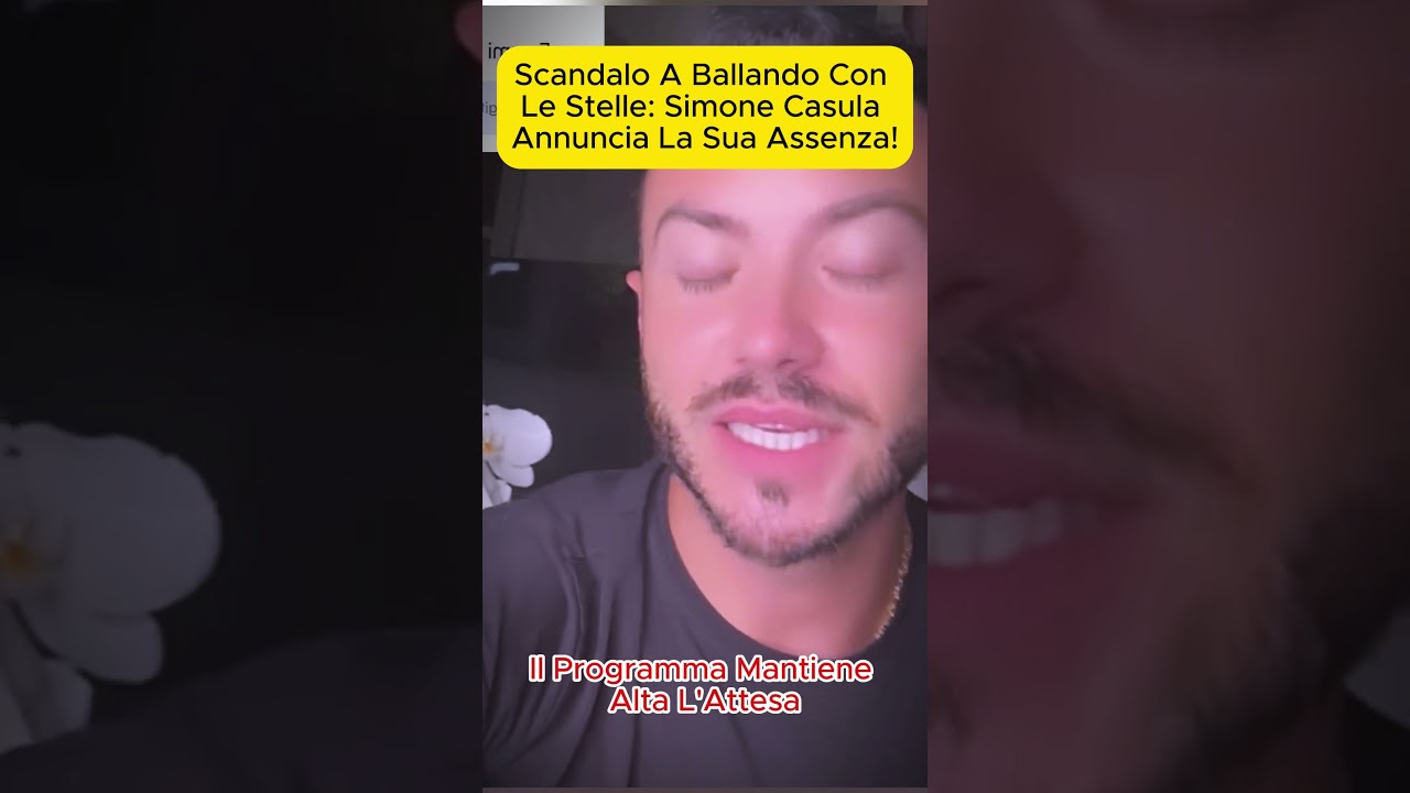 Scandalo a Ballando con le Stelle: Simone Casula Annuncia la Sua Assenza!