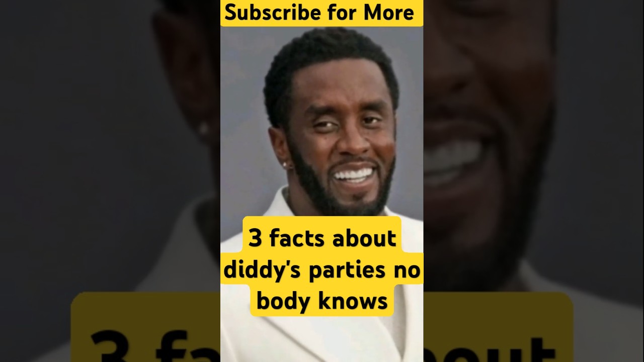 3 facts about Diddy’s parties You didn’t know!! #shorts