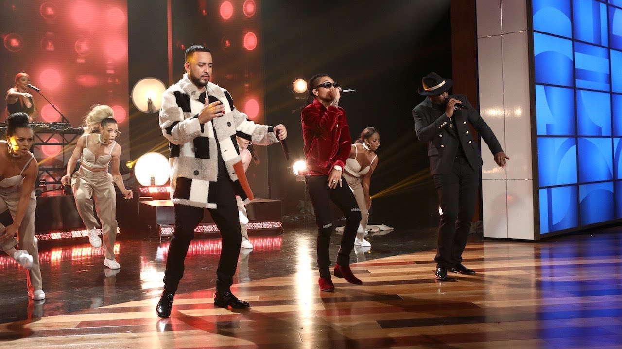 French Montana Performs with Sean ‘Diddy’ Combs and Swae Lee