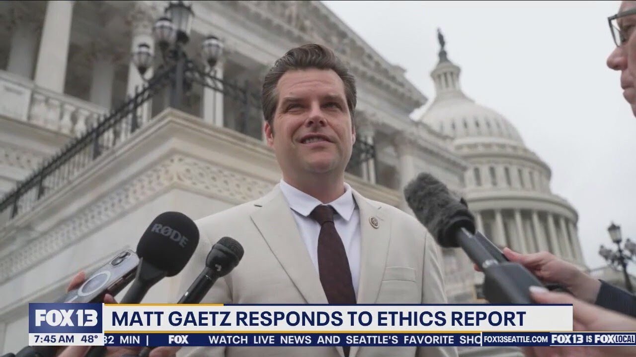 Matt Gaetz responds to report accusing him of regularly paying for sex