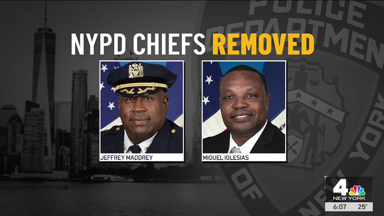 Two NYPD Chiefs removed amid shake-ups and scandals | NBC New York